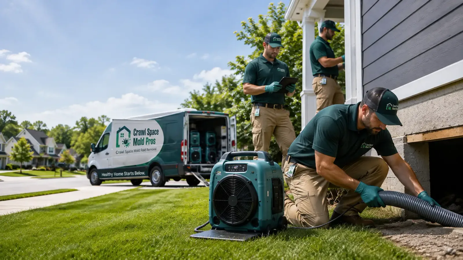 Crawl Space Mold Removal in Palm Desert, CA